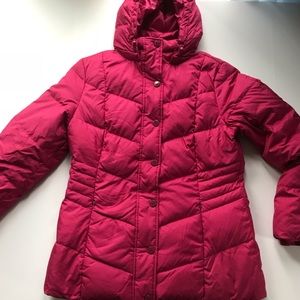 Tommy Hilfiger Puffy Hot Pink Down Jacket